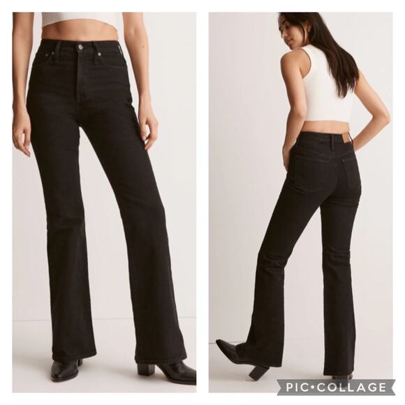 Madewell Denim - Madewell The Perfect Vintage Flare Jeans Black Denim Size 28
